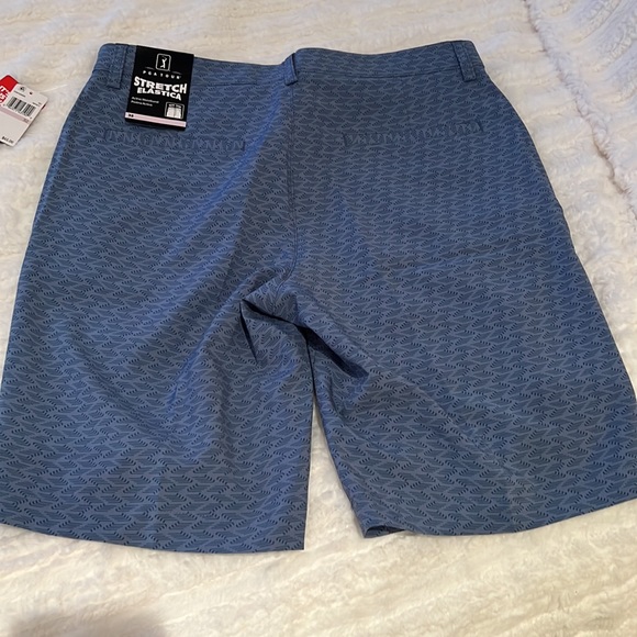 Mens PGA Tour Shorts Blue Size 32 - Picture 4 of 8